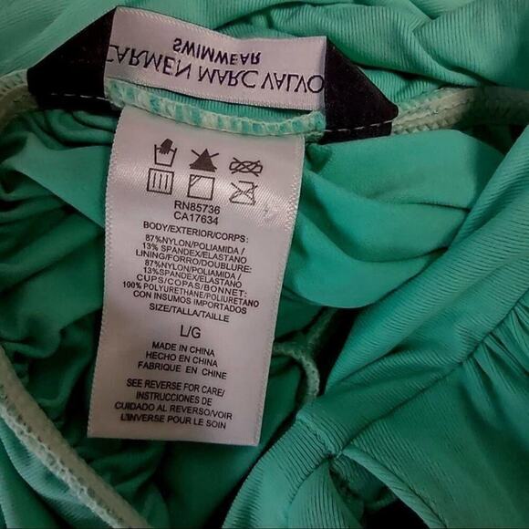 CARMEN MARC VALVO SUN BEACH DRESS SZ L - Picture 4 of 4